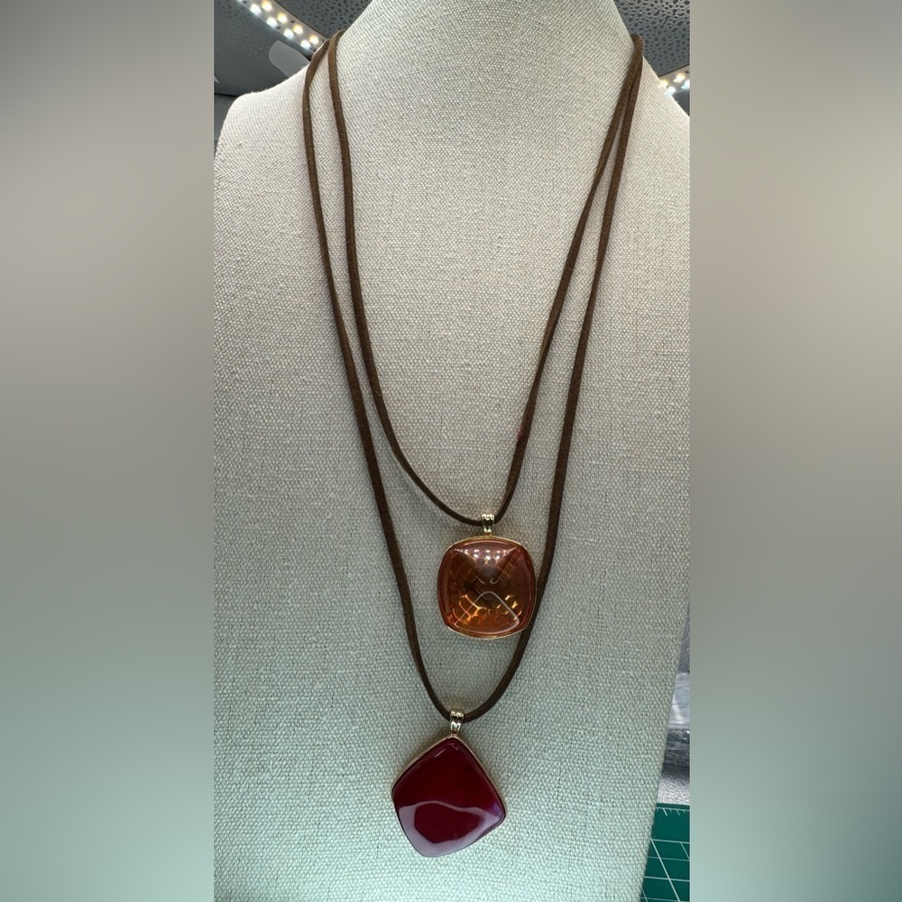 Chico’s Warm Multistrand‎ Necklace Rich Shades of Color